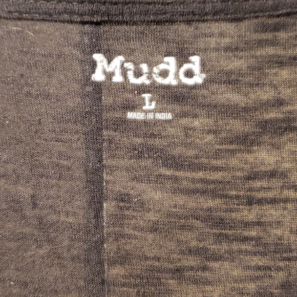 Mudd lace black tank top. Size L - Picture 4 of 7